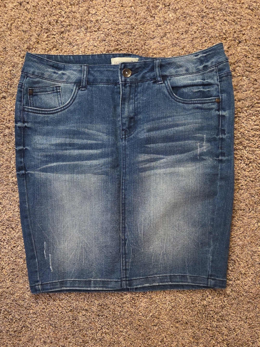 Women's Denim Skirt by Calliope Size Medium